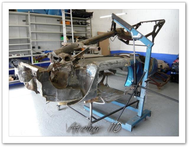 alpine berlinette a110 restauration chassis